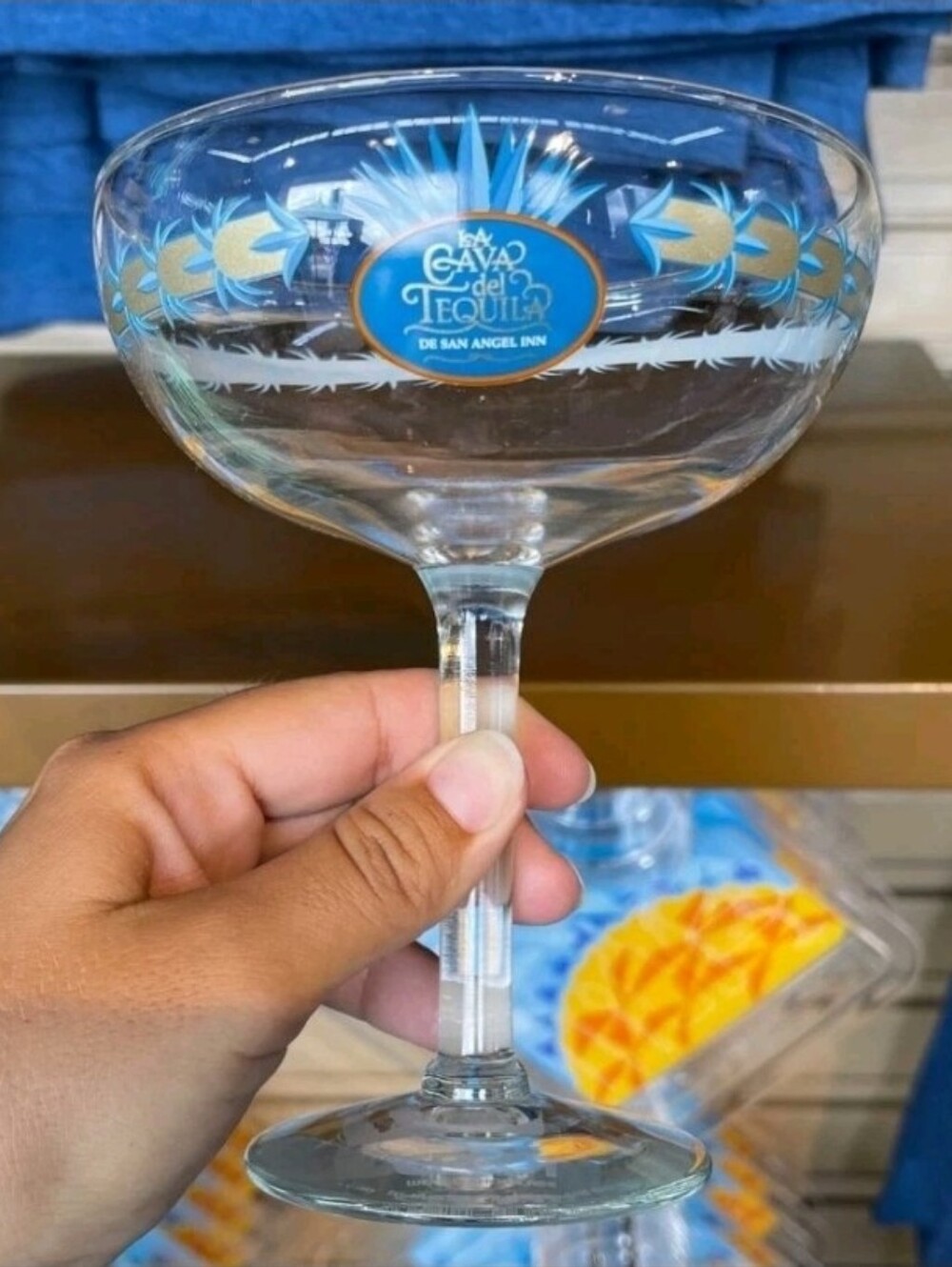 Disney Parks La Cava Del Tequila Margarita Glass